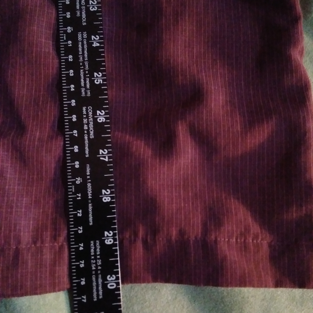 RED Macaw Men's casual button up shirt XL Deep red Front pocket with but… - Picture 9 of 11